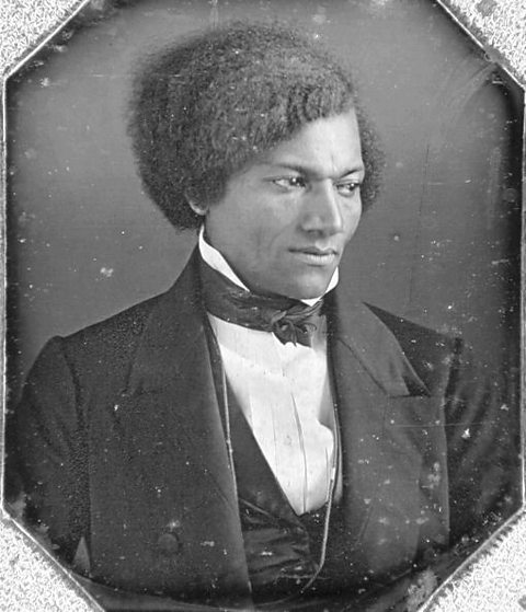 A portrait of Frederick Douglass