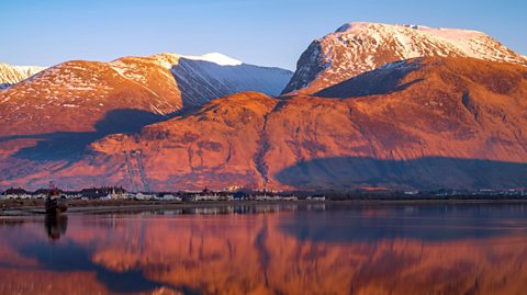 Ben Nevis mountain in Scotland.