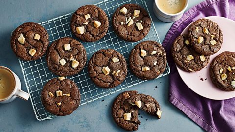 Double chocolate cookies