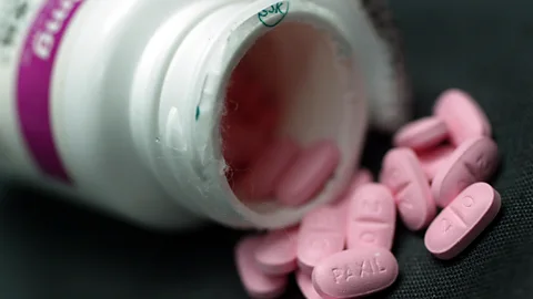 Joe Raedle/Getty Images SSRI drugs are among the most commonly widely prescribed antidepressants in the world (Credit: Joe Raedle/Getty Images)