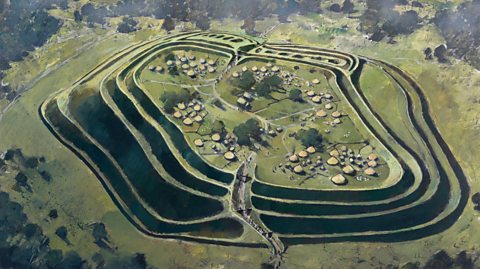 Old Oswestry is a hill fort at Oswestry near the English/Welsh border.