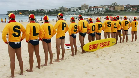 Alamy Australia launched the health campaign "slip, slop, slap" in 1981 to urge citizens to use sun protection. It later became more urgent with the ozone hole discovery (Credit: Alamy)