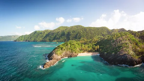 Dave Carr/Getty Images The Samaná Peninsula, which juts into the Atlantic Ocean, is believed to have been inhabited by the Archaic peoples (Credit: Dave Carr/Getty Images)