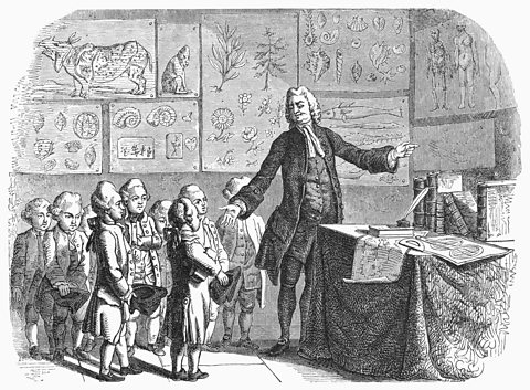 A German science teacher of the Enlightenment with his pupils, c1770.