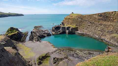 Blue Lagoon in Wales.