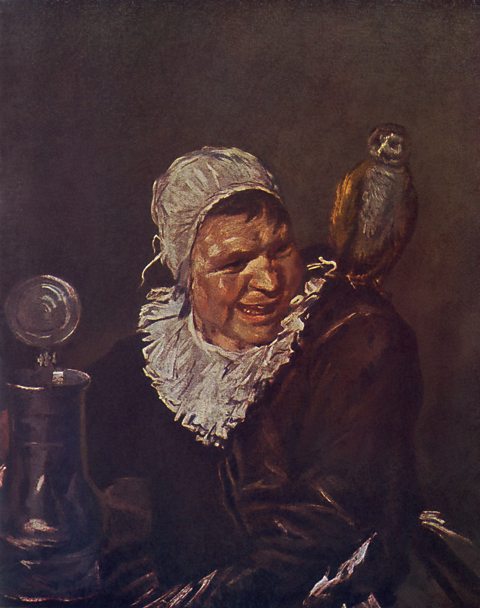 'Malle Babbe', by Franz Hals, 1633. The alternative name for the painting is 'The Witch of Haarlem'. 'Malle' is the Dutch word for crazy.