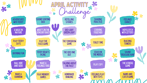 Brand new activity challenge for April