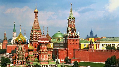 Y Kremlin ym Moscow.