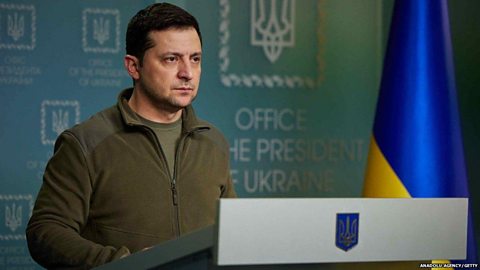 Volodymyr Zelensky.
