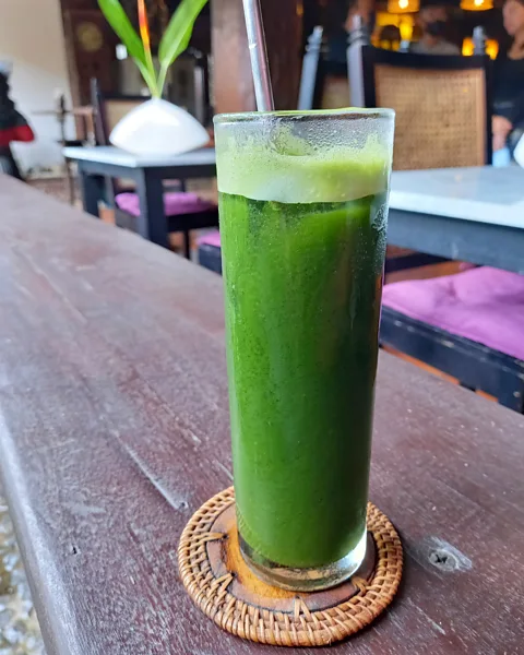 Mark Eveleigh Packing a nutritional punch, raw moringa leaves are often added to smoothies and juices (Credit: Mark Eveleigh)