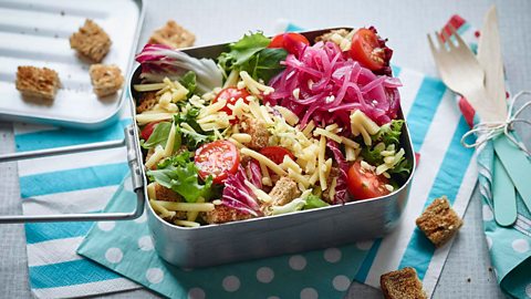 Ploughmans lunch salad