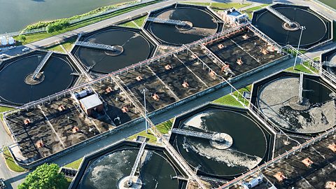 Wastewater treatment facility in Houston, Texas