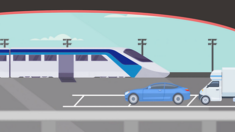 Channel tunnel animated