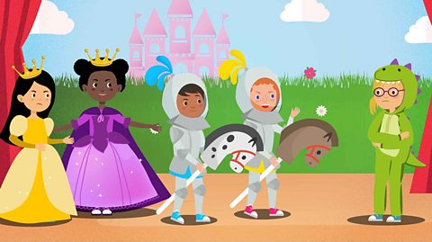 A picture of children leaving a young girl out of their game.