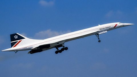 Concorde plane. 