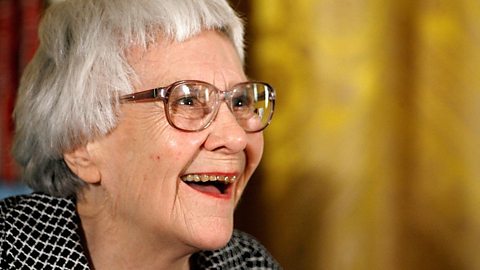 Author Harper Lee.