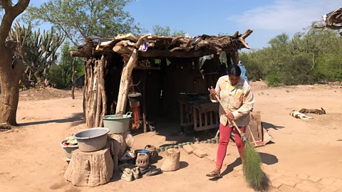 Christine Ro Lucrecia Ramón Barrera’s home in a remote region of Argentina is a perfect breeding ground for the insect which carries Chagas (Credit: Christine Ro)