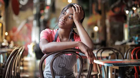 Getty Images Even if period leave is implemented, some workers – particularly those in the service sector – may be left behind (Credit: Getty Images)