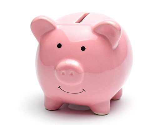 Picture of a piggy bank money box