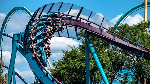 A rollercoaster in Florida.