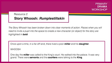 Resource 2: Story Whoosh - 'Rumplestiltskin'