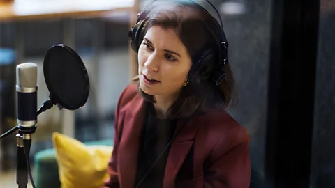 Getty A woman broadcaster