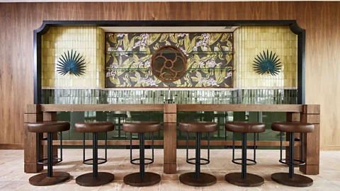 Kip Dawkins At The Wray in Washington, DC, the eight-storey apartment complex has a penthouse club with a lounge and bar (Credit: Kip Dawkins)