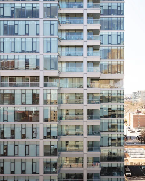 Robert Deitchler/Gensler The exterior of the Franklin Tower in Philadelphia's Logan Square neighbourhood (Credit: Robert Deitchler/Gensler)