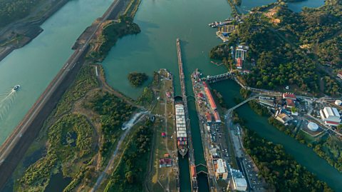 The Panama Canal.