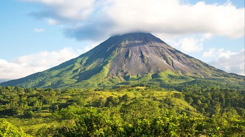 Arenal Volcano in Costa Rica. 