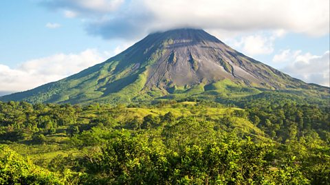 Arenal Volcano in Costa Rica. 