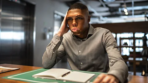 Getty Images A 2021 survey showed 80% of Gen Z respondents reported feeling more burned out since the pandemic, compared to an average of 73% across all age groups (Credit: Getty Images)
