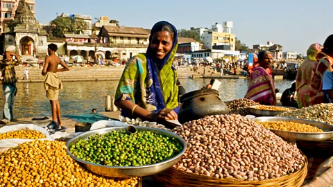 Getty Images Traditional Indian grains and pulses can enrich a vegan diet (Credit: Getty Images)