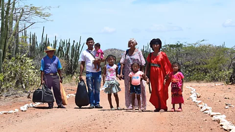 FAO Colombia A Wayuu family, faced with the migratory crisis, returned to La Guajira near the border with Venezuela (Credit: FAO Colombia)