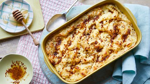 Poppy's Honey mustard glazed mash