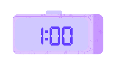 1 o'clock digital