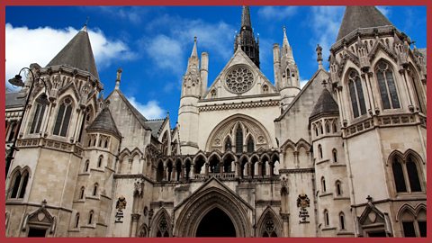 Image: The Royal Courts of Justice in London