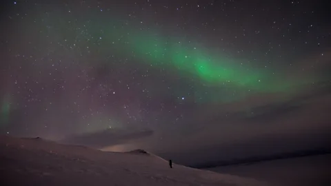 A 'blue hole' to the Northern Lights