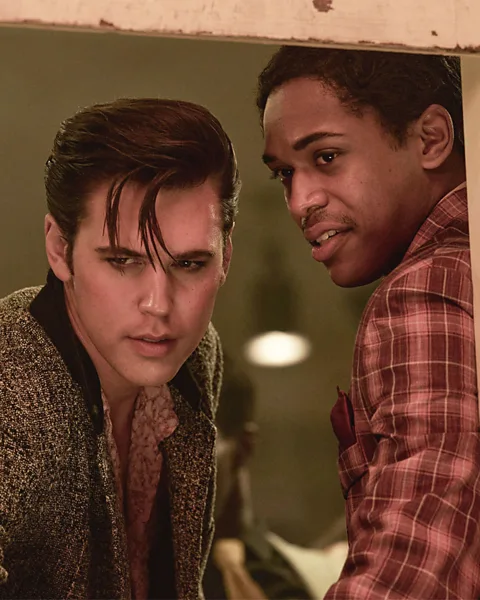 Kane Skennar/ Warner Bros Entertainment Inc Presley's friendship with BB King, played by Kelvin Harrison, features in the film (Credit: Kane Skennar/ Warner Bros Entertainment Inc)