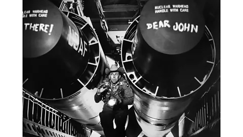 Alamy Veteran Western character actor Slim Pickens played Air Force Major TJ "King" Kong, the B-52 aircraft commander (Credit: Alamy)