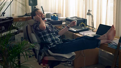 Getty Images Working in personally curated home spaces has meant some rules of professionalism have gone out the window – and will have to be re-learned (Credit: Getty Images)