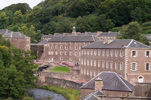 New Lanark Mills, Lanark, South Lanarkshire, is recognised as a UNESCO World Heritage Site in 2021.