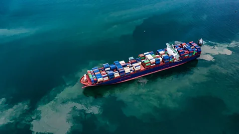 ProPIC/Getty Images As ships get bigger, they stress the capacity of even the biggest ports (Credit: ProPIC/Getty Images)