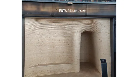 Richard Fisher The entrance to the Silent Room in Oslo's main city library (Credit: Richard Fisher)
