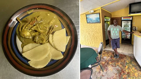 Abigail Blasi Sherwin Clark's restaurant, Marguerite's, is one of the best places to eat crab and dumpling in Tobago (Credit: Abigail Blasi)