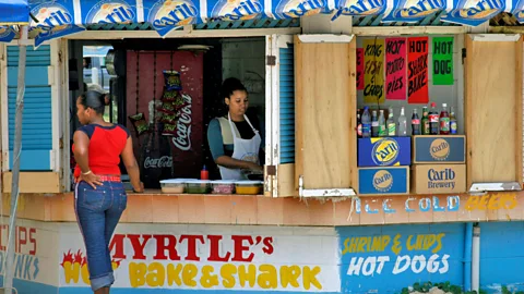 RGB Ventures/Alamy Beach shacks serving locals specialties can be found all over Trinidad & Tobago (Credit: RGB Ventures/Alamy)