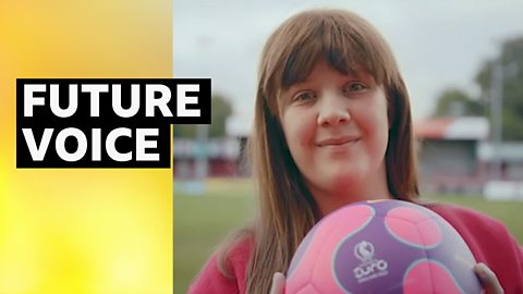 The Women’s Football Fan of the Year with big hopes for a broadcasting future