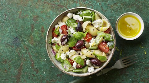 Greek pasta salad