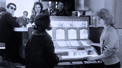 Young people in a coffee bar