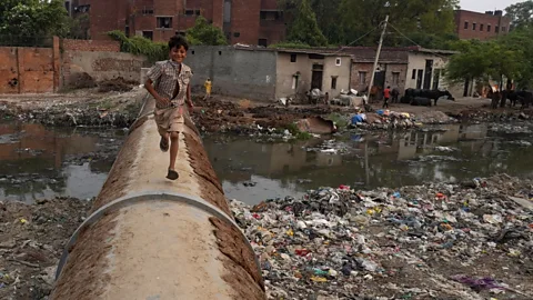 Getty Images Environmental plastic pollution is linked to cancers, hormone disruption and loss of fertility (Credit: Getty Images)